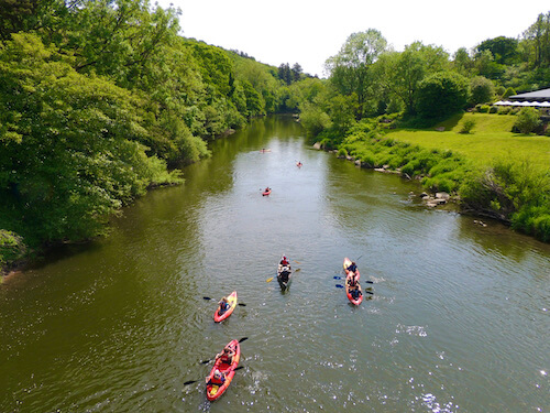 Group canoe and kayak hire Group canoe and kayak hire